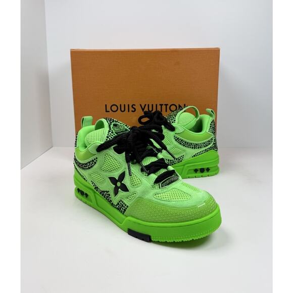 Size 8LV/9US - Louis Vuitton Skate Green Sneakers? Worn 1X/Retail $2.5K! main image 8